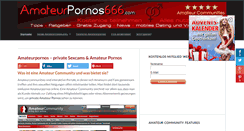 Desktop Screenshot of amateurpornos666.com