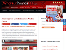 Tablet Screenshot of amateurpornos666.com